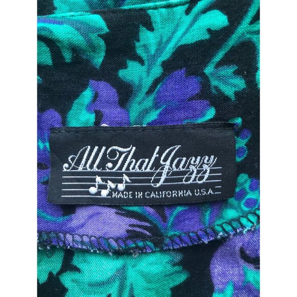 VintagFloral Midi Dress, Puff Sleeve Dress, 80s Dress, like Laura Ashley | Small - Picture 10 of 10